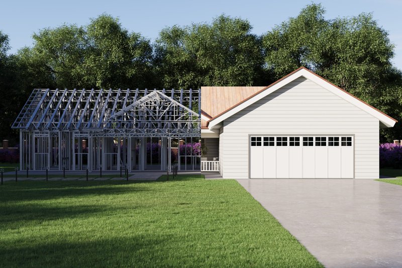 House Blueprint - Exterior - Front Elevation 6 for Farmhouse House Plan #1106-181 - 3 bed, 2.5 bath