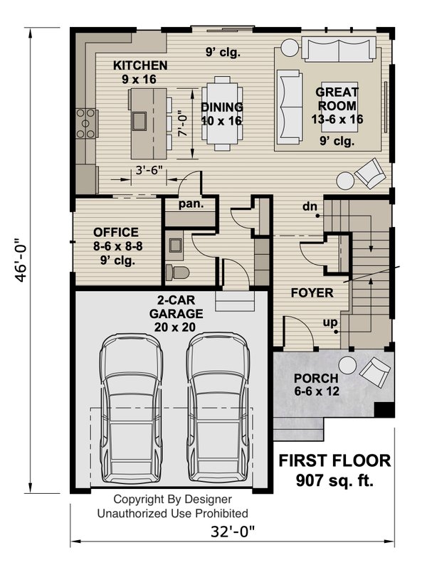 House Plan Design - Modern Floor Plan - Main Floor Plan #51-1512