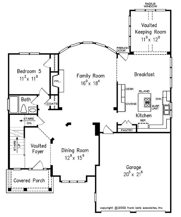 House Plan Design - Country Floor Plan - Main Floor Plan #927-892