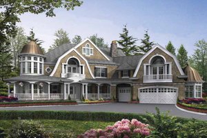 House Plan Design - Exterior - Front Elevation for Craftsman House Plan #132-523 - 4 bed, 5 bath
