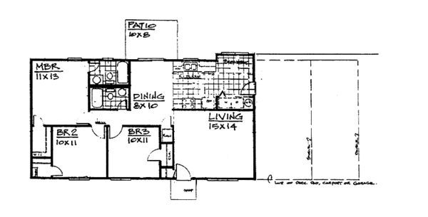 Home Plan - Contemporary Floor Plan - Main Floor Plan #30-250