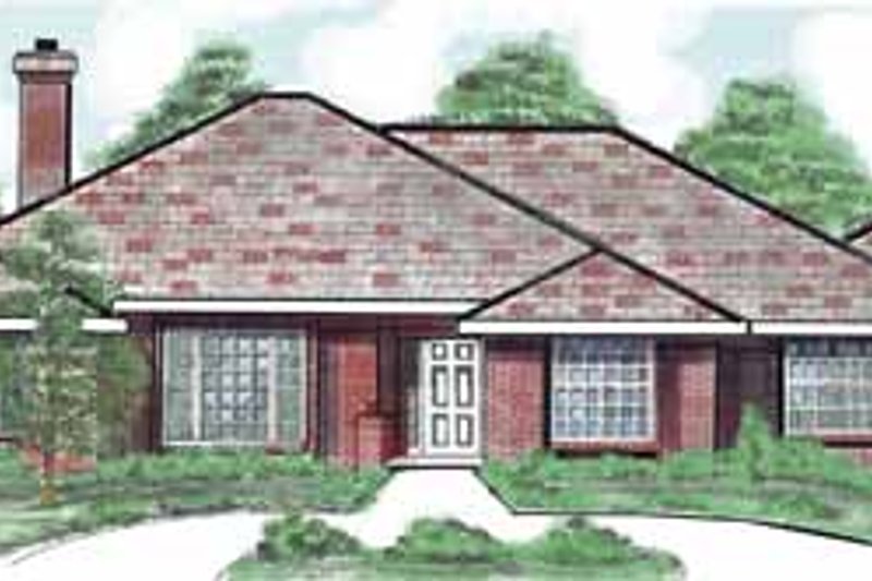 Home Plan - Country Exterior - Front Elevation Plan #52-287