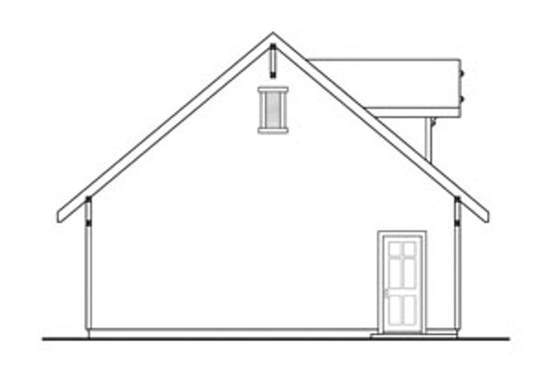Home Plan - Exterior - Other Elevation for Craftsman House Plan #124-655, 0 bath