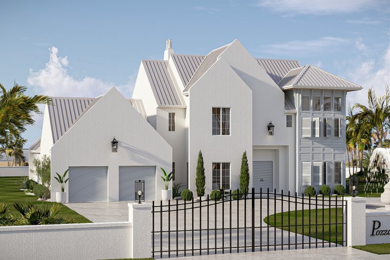 House Blueprint - Exterior - Other Elevation 5 for Beach House Plan #455-765 - 4 bed, 4.5 bath