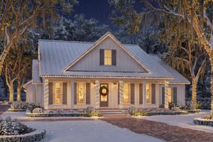 Exterior - Front Elevation 4 for Farmhouse House Plan #430-414 - 3 bed, 2.5 bath