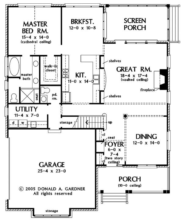 House Plan Design - Traditional Floor Plan - Main Floor Plan #929-775