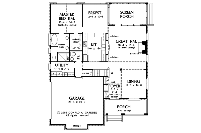 Home Plan - Floor Plan - Main Floor for Traditional House Plan #929-775 - 3 bed, 2.5 bath