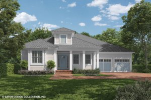Ranch Exterior - Front Elevation Plan #930-470