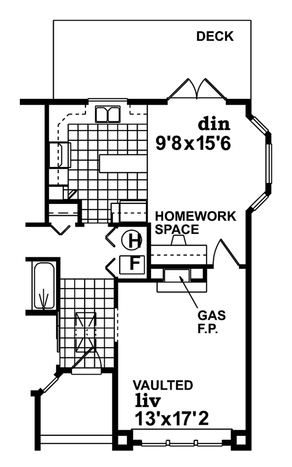 House Blueprint - Craftsman Floor Plan - Other Floor Plan #47-900