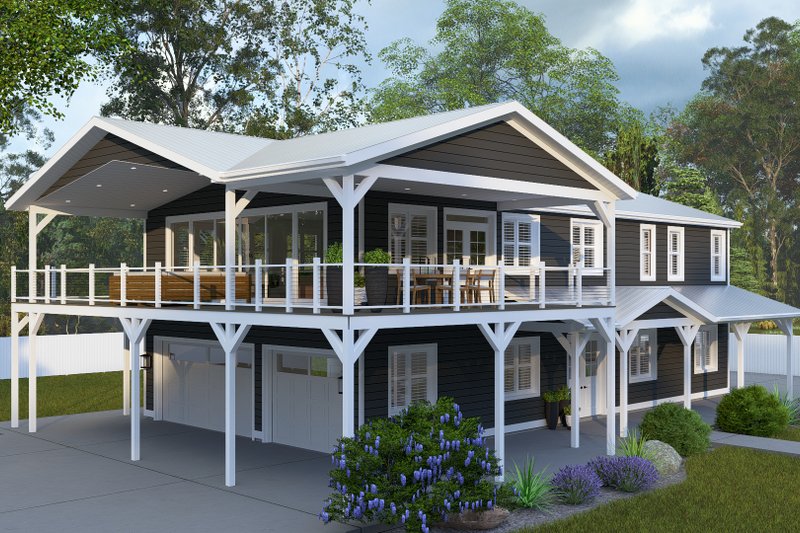 House Blueprint - Exterior - Other Elevation 1 for Barndominium House Plan #1060-377 - 3 bed, 3 bath