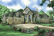 European Style House Plan - 4 Beds 4.5 Baths 4939 Sq/Ft Plan #929-864 