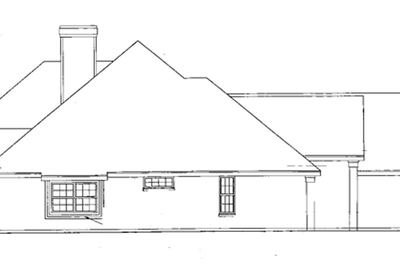 Home Plan - Exterior - Other Elevation 1 for Mediterranean House Plan #472-81 - 3 bed, 2.5 bath