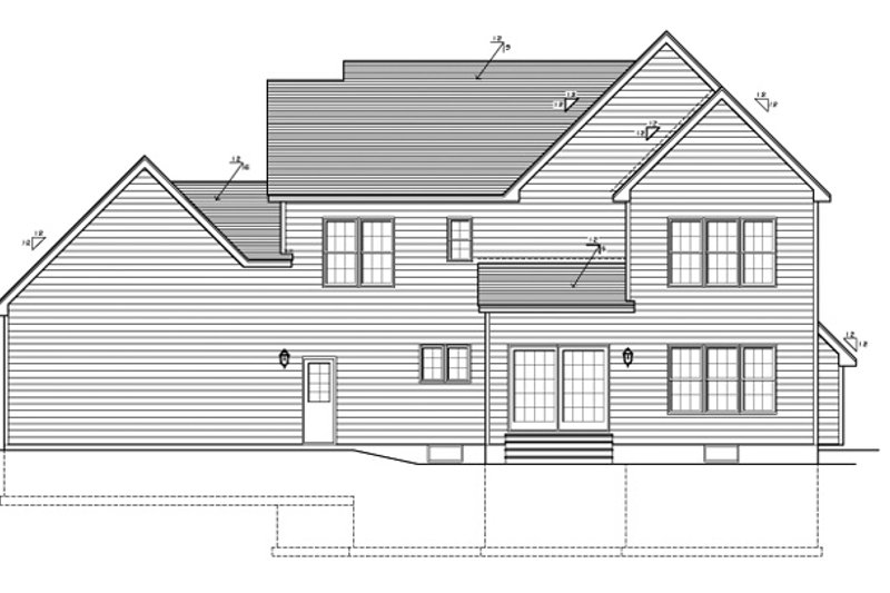 Country Style House Plan - 4 Beds 2.5 Baths 2378 Sq/Ft Plan #1010-89 ...