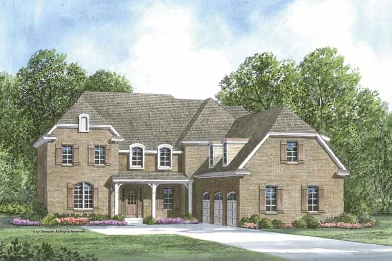 House Plan Design - European Exterior - Front Elevation Plan #952-206