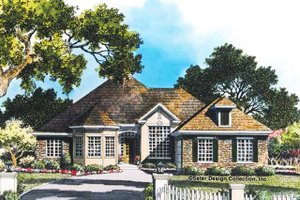 Ranch Exterior - Front Elevation Plan #930-91