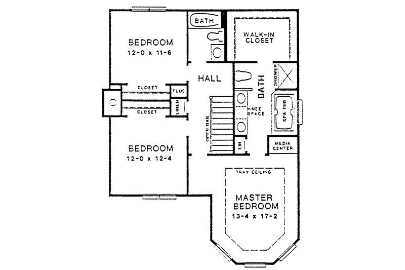 House Plan Design - Floor Plan - Upper Floor for Victorian House Plan #10-286 - 4 bed, 3 bath