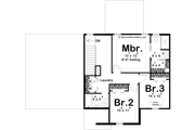 Cottage Style House Plan - 3 Beds 2.5 Baths 1672 Sq/Ft Plan #455-649 Floor 