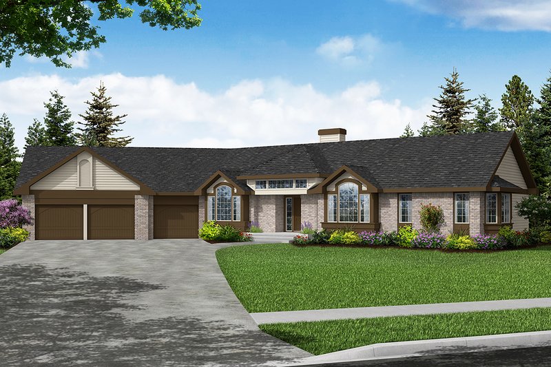 Home Plan - Modern Exterior - Front Elevation Plan #124-123
