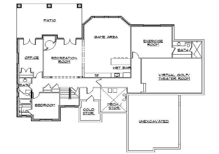 European Style House Plan - 4 Beds 4.5 Baths 2741 Sq/Ft Plan #5-314 ...