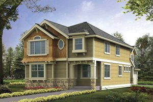 Craftsman Exterior - Front Elevation Plan #132-385