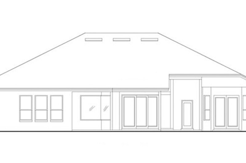 Dream House Plan - Exterior - Rear Elevation for Mediterranean House Plan #417-807 - 3 bed, 3 bath