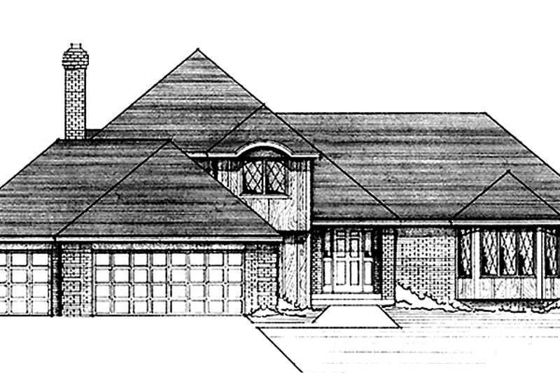House Plan Design - European Exterior - Front Elevation Plan #51-830