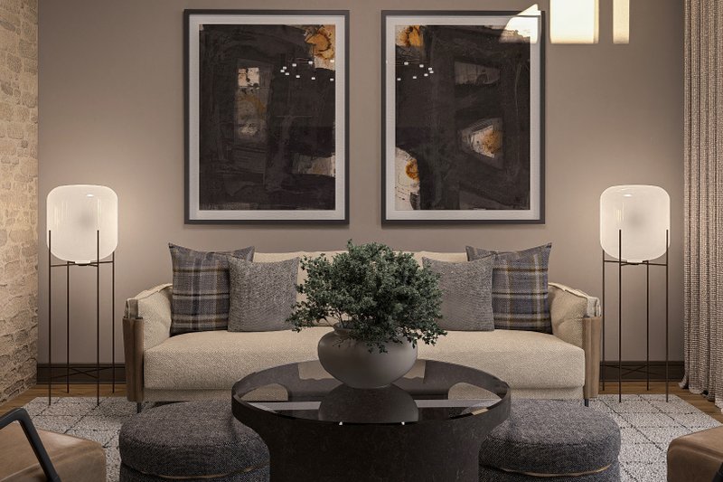 Home Plan - Interior - Family Room 2 for Southern House Plan #455-401 - 3 bed, 2.5 bath
