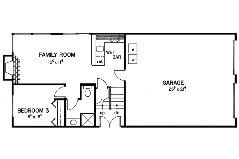 Home Plan - Floor Plan - Other Floor for Contemporary House Plan #60-769 - 3 bed, 3 bath