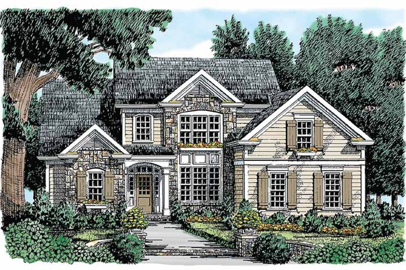 Home Plan - Country Exterior - Front Elevation Plan #927-271