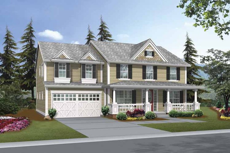 Home Plan - Craftsman Exterior - Front Elevation Plan #132-378