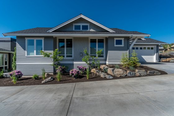 Exterior - Other Elevation 1 for Craftsman House Plan #895-57 - 2 bed, 2 bath