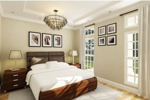 Interior - Master Bedroom for Cottage House Plan #45-595 - 3 bed, 3 bath