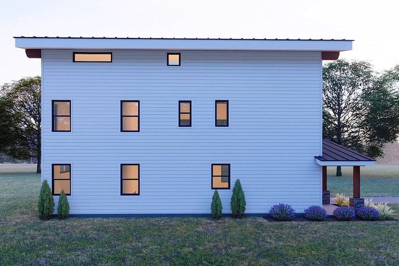 Home Plan - Exterior - Rear Elevation for Contemporary House Plan #932-1224 - 3 bed, 3.5 bath