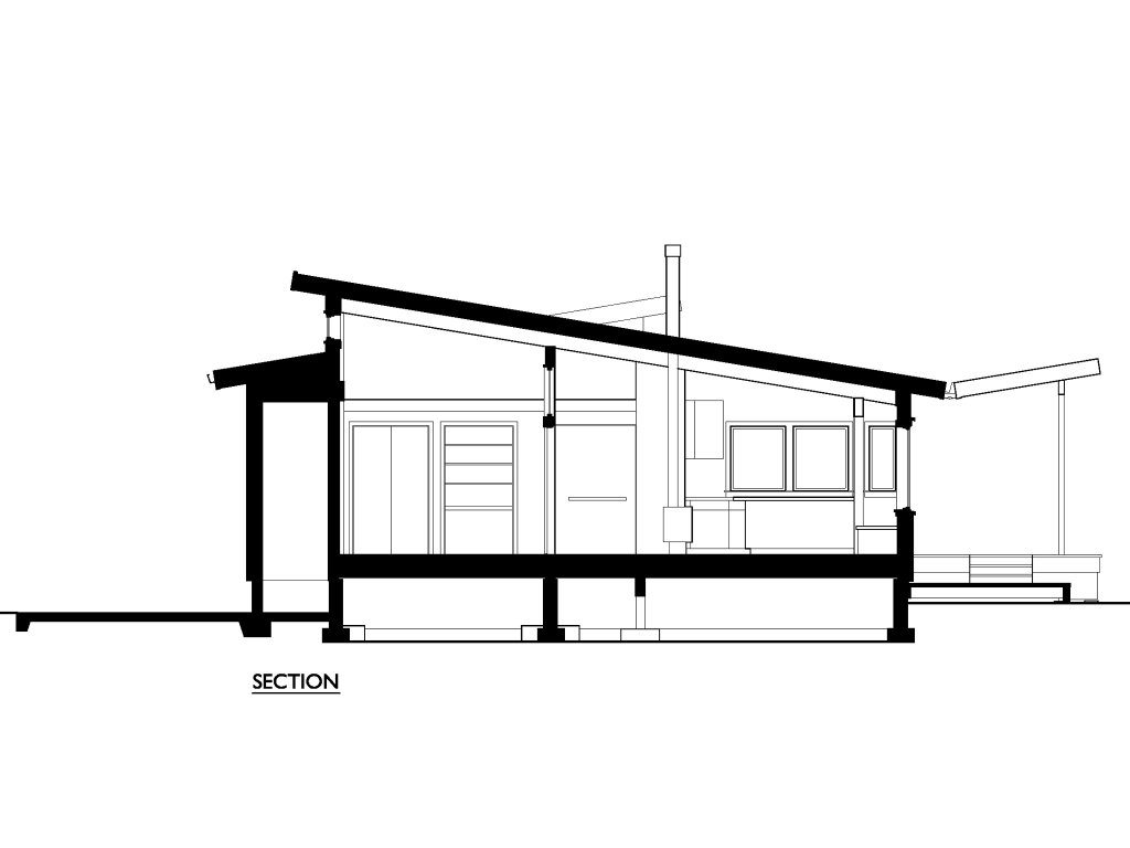  Modern  Style House  Plan  2 Beds 1 Baths 800  Sq  Ft  Plan  890 1