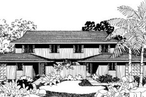 Modern Exterior - Front Elevation Plan #303-196