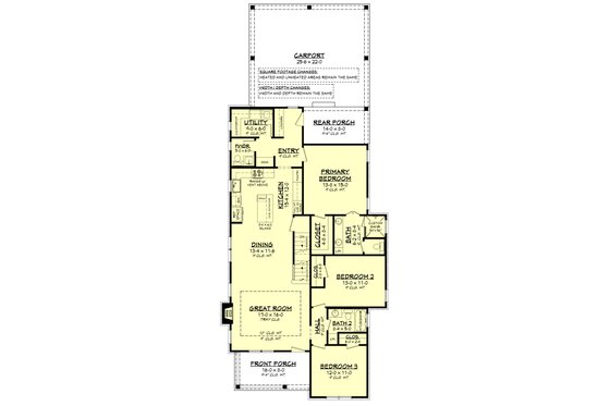 Floor Plan - Other Floor for Farmhouse House Plan #430-243 - 4 bed, 3.5 bath