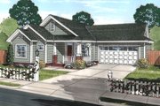 Traditional Style House Plan - 3 Beds 2 Baths 1163 Sq/Ft Plan #513-2072 
