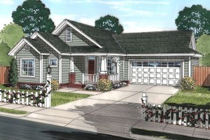 Traditional Exterior - Front Elevation Plan #513-2072