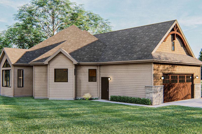 Dream House Plan - Exterior - Other Elevation for Craftsman House Plan #455-288 - 3 bed, 2.5 bath
