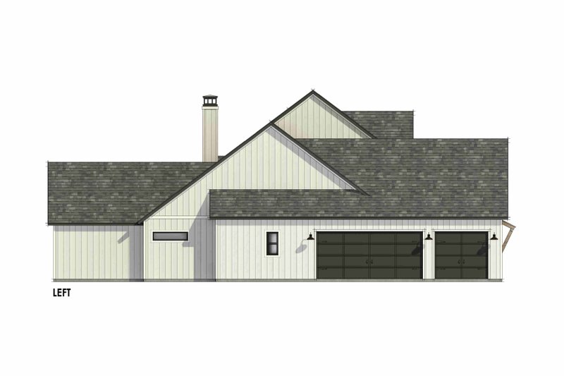 House Design - Exterior - Other Elevation for Farmhouse House Plan #1096-202 - 4 bed, 4.5 bath