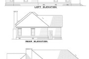 Classical Style House Plan - 2 Beds 2 Baths 1172 Sq/Ft Plan #17-179 
