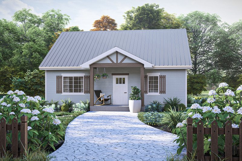 Dream House Plan - Traditional Exterior - Front Elevation Plan #455-468