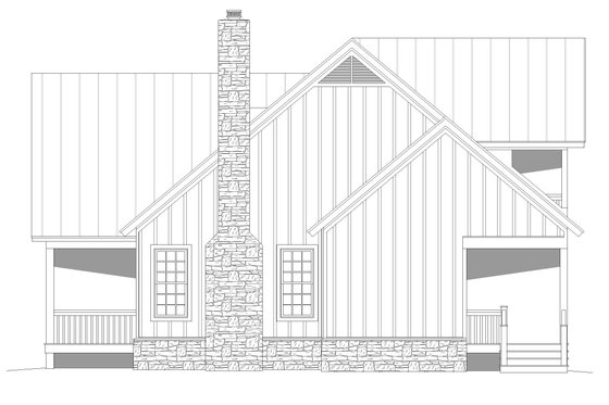 Exterior - Other Elevation 1 for Country House Plan #932-594 - 3 bed, 3.5 bath