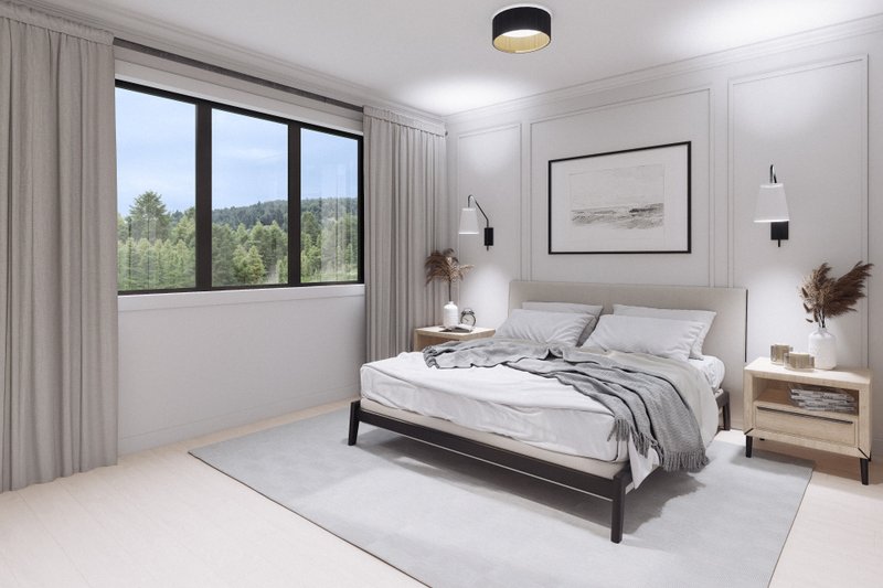 Home Plan - Interior - Master Bedroom for Farmhouse House Plan #1114-29 - 8 bed, 4 bath