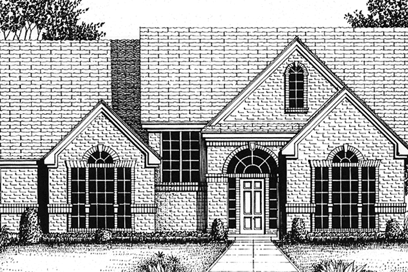 Architectural House Design - Country Exterior - Front Elevation Plan #974-60