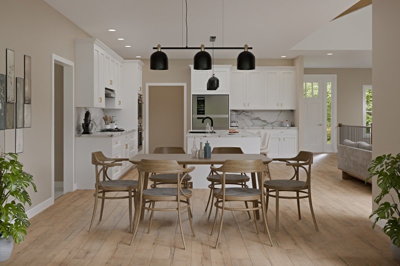 Dream House Plan - Interior - Dining Room for Craftsman House Plan #1089-53 - 3 bed, 2 bath