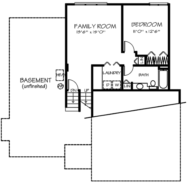 Architectural House Design - Prairie Floor Plan - Upper Floor Plan #320-1126