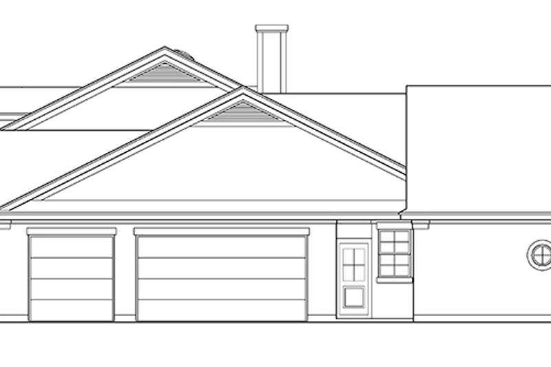 Architectural House Design - Exterior - Other Elevation for Country House Plan #472-207 - 4 bed, 3 bath