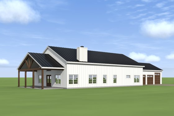 Exterior - Other Elevation 1 for Craftsman House Plan #932-546 - 4 bed, 3 bath