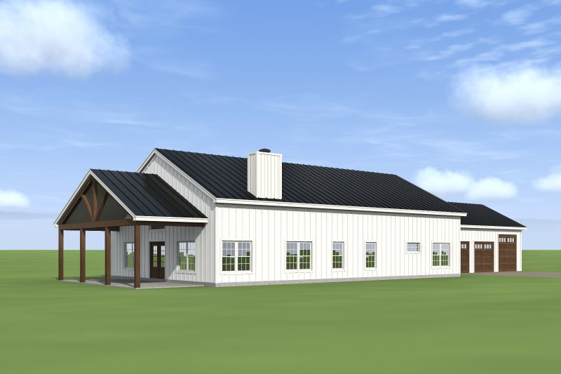 Architectural House Design - Exterior - Other Elevation 1 for Craftsman House Plan #932-546 - 4 bed, 3 bath